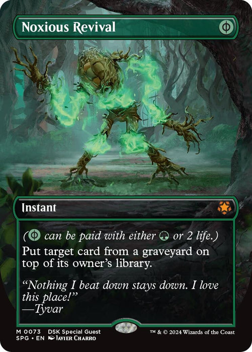 Image for Noxious Revival (Borderless) (73) (Foil) [Special Guests] - Magic: The Gathering