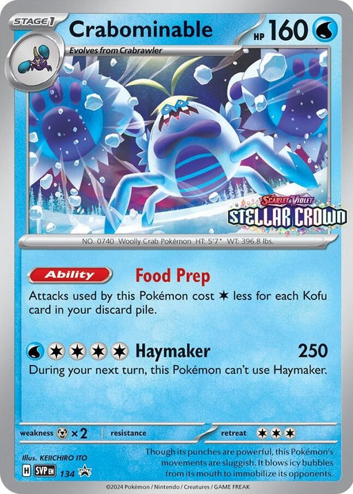 Image for Crabominable - 134 (134/142) (Holofoil) [SV: Scarlet & Violet Promo Cards] (SVP) - Pokemon