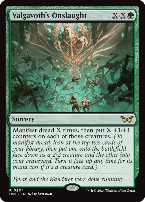 Valgavoth's Onslaught (204) (Foil) [Duskmourn: House of Horror]