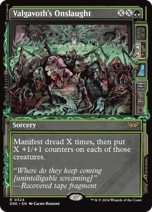 Valgavoth's Onslaught (Showcase) (324) [Duskmourn: House of Horror]