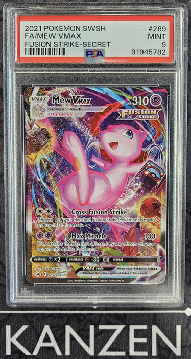 Mew VMAX  - Fusion Strike - PSA 9 - #269 - (91945782)