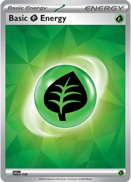 Image for Basic Grass Energy - 009 (009) (Holofoil) [SVE: Scarlet & Violet Energies] - Pokemon