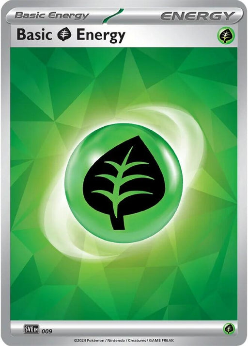 Image for Basic Grass Energy - 009 (009) (Holofoil) [SVE: Scarlet & Violet Energies] - Pokemon