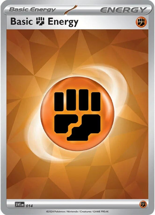 Image for Basic Fighting Energy - 014 (014) (Holofoil) [SVE: Scarlet & Violet Energies] - Pokemon