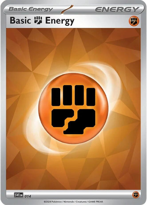 Image for Basic Fighting Energy - 014 (014) (Holofoil) [SVE: Scarlet & Violet Energies] - Pokemon