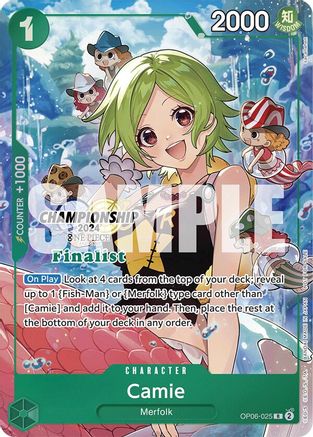 Camie (Championship 2024 Finalist Card Set) [OP06-025] (One Piece Promotion Cards)