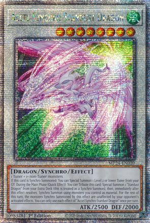 Accel Synchro Stardust Dragon (MP24-EN030) 1st Edition [25th Anniversary Tin: Dueling Mirrors]