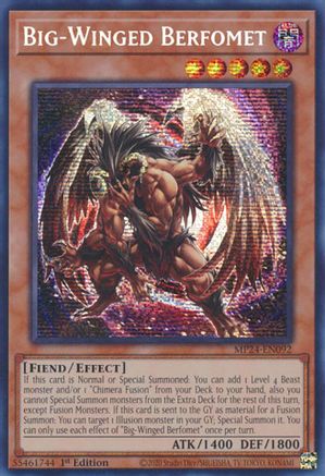 Big-Winged Berfomet (MP24-EN092) 1st Edition [25th Anniversary Tin: Dueling Mirrors]