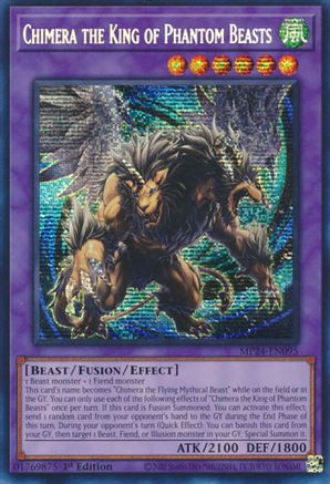 Chimera the King of Phantom Beasts (MP24-EN095) 1st Edition [25th Anniversary Tin: Dueling Mirrors]