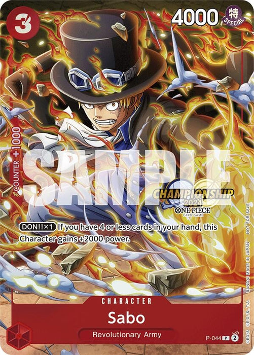 Sabo (CS 2024 Event Pack) (P-044) (Foil) [One Piece Promotion Cards]