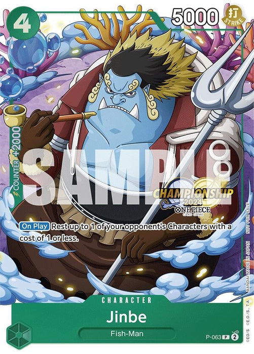 Jinbe (CS 2024 Event Pack) (P-063) (Foil) [One Piece Promotion Cards]