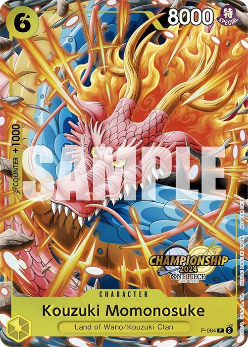 Kouzuki Momonosuke (CS 2024 Event Pack) (P-064) (Foil) [One Piece Promotion Cards]