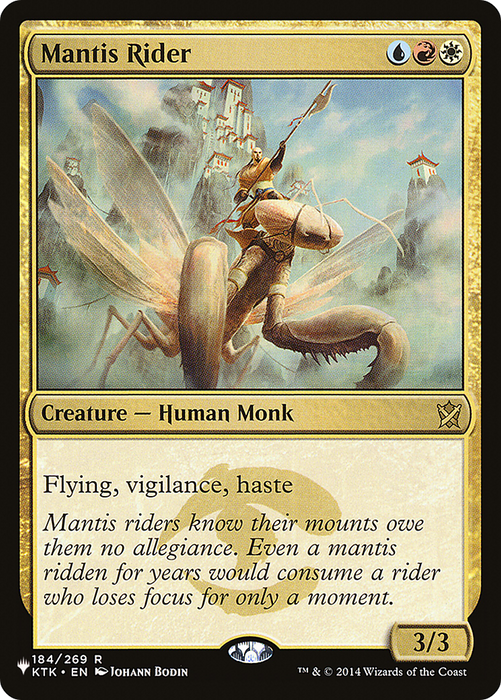 Mantis Rider [PLST-KTK-184] - The List