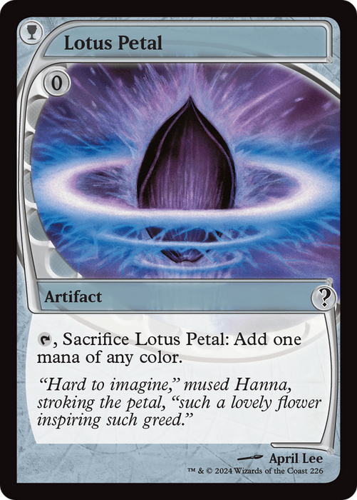 Lotus Petal [MB2-226] Foil - Mystery Booster 2