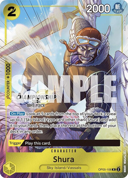 Shura (CS 2024 Celebration Pack) (OP05-106) (Foil) [One Piece Promotion Cards]