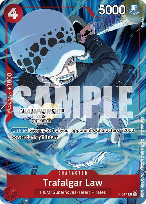 Trafalgar Law (CS 2024 Celebration Pack) (P-017) (Foil) [One Piece Promotion Cards]