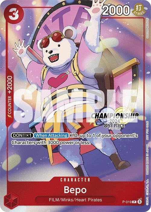 Bepo (CS 2024 Celebration Pack) (P-019) (Foil) [One Piece Promotion Cards]