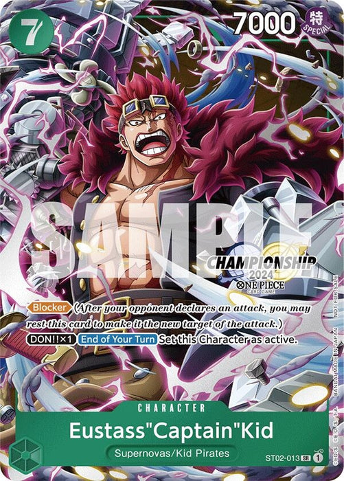 Eustass"Captain"Kid (CS 2024 Celebration Pack) (ST02-013) (Foil) [One Piece Promotion Cards]