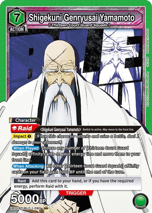 Shigekuni Genryusai Yamamoto (093) - BLEACH: Thousand-Year Blood War (UE01BT)