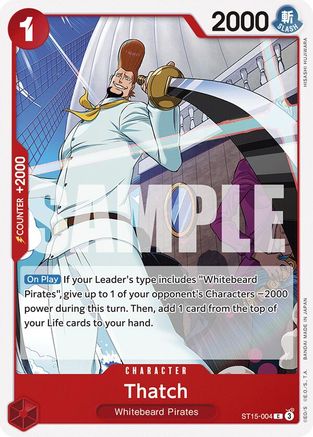 Thatch [ST15-004] (Starter Deck 15: RED Edward.Newgate)