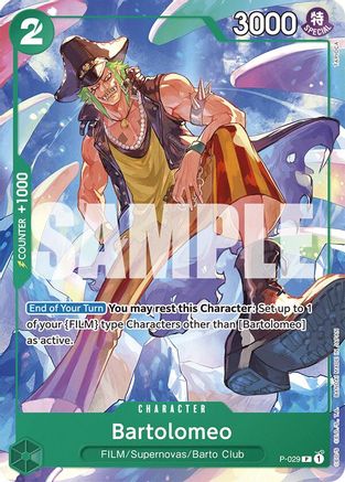 Bartolomeo [P-029] (Starter Deck 16: GREEN Uta)