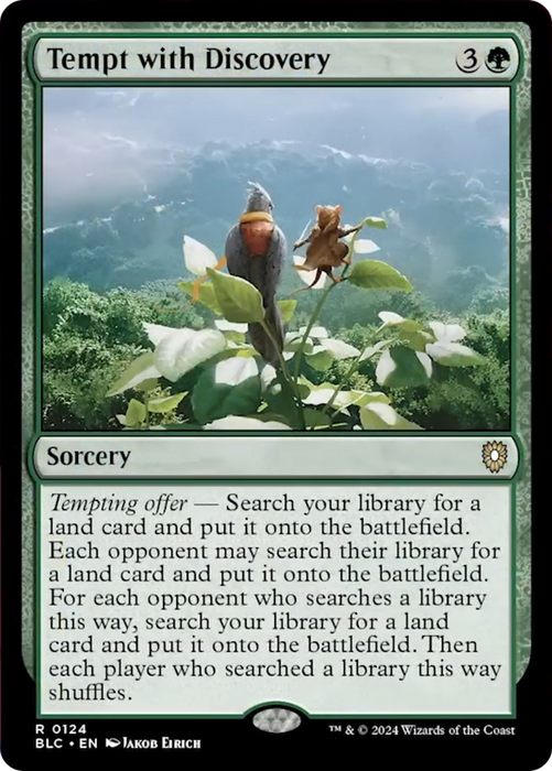 Tempt with Discovery [BLC-124] Foil - Bloomburrow Commander