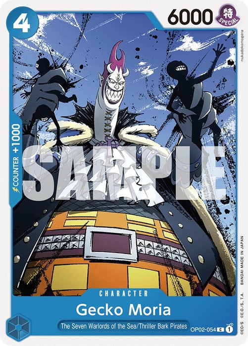 Image for Gecko Moria (OP02-054) (OP02-054) [Starter Deck 17: BLUE Donquixote Doflamingo] - One Piece Card Game
