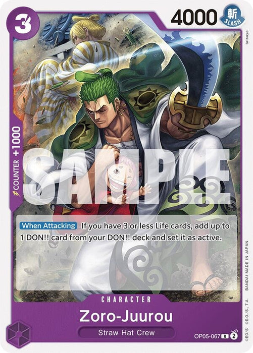 Zoro-Juurou (OP05-067) (OP05-067) [Starter Deck 18: PURPLE Monkey.D.Luffy]