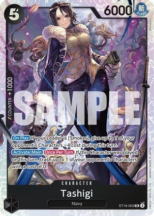 Tashigi [ST19-003] (Starter Deck 19: BLACK Smoker)