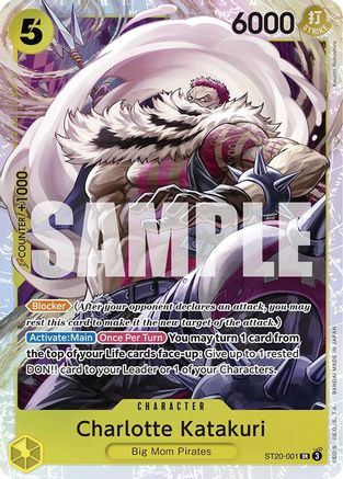 Charlotte Katakuri (ST20-001) [ST20-001] (Starter Deck 20: YELLOW Charlotte Katakuri)