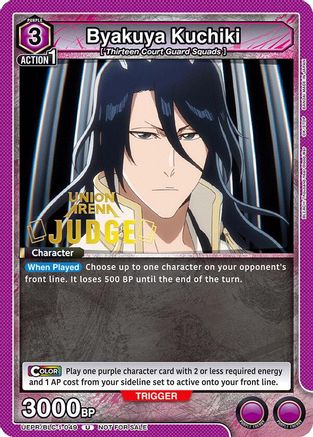 Byakuya Kuchiki (049) (Judge Pack) (UEPR/BLC-1-049) - Union Arena Promotion Cards Foil