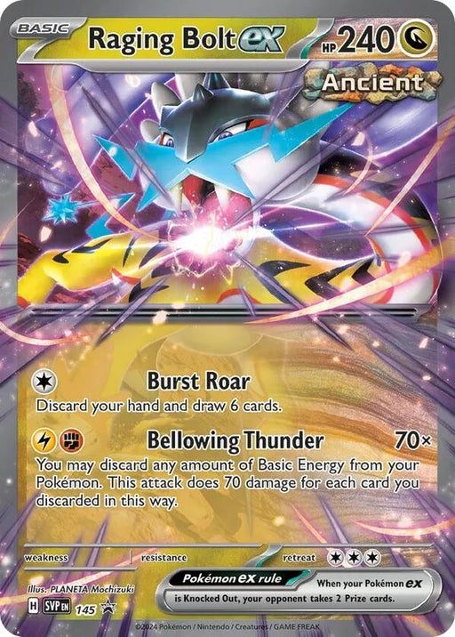 Image for Raging Bolt ex - 145 (145) (Holofoil) [SV: Scarlet & Violet Promo Cards] - Pokemon