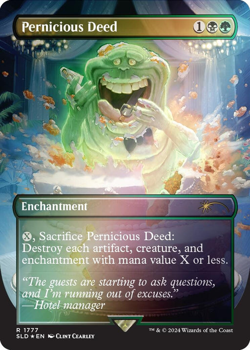 Image for Pernicious Deed (Rainbow Foil) (1777) (Foil) [Secret Lair Drop Series] - Magic: The Gathering