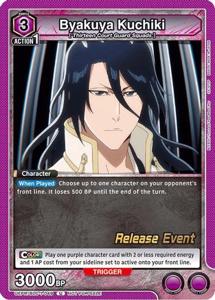 Byakuya Kuchiki (049) (UE01BT/BLC-1-049) - BLEACH ThousandYear Blood War Release Event Cards