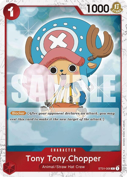 Image for Tony Tony.Chopper (ST01-006) (Jolly Roger Foil) (ST01-006) (Foil) [Premium Booster -The Best-] - One Piece Card Game