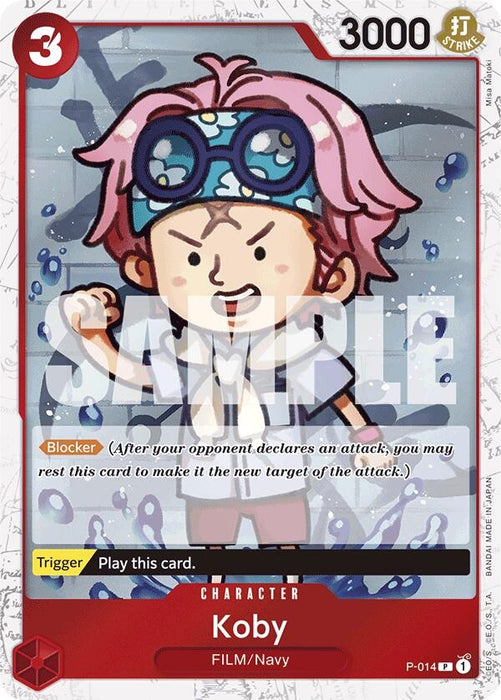 Koby (Jolly Roger Foil) (P-014) (Foil) [Premium Booster -The Best-]