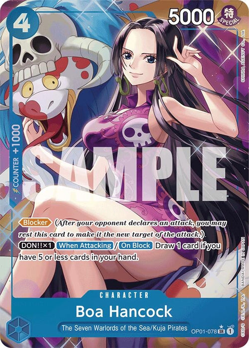 Boa Hancock (OP01-078) (Alternate Art) (OP01-078) (Foil) [Premium Booster -The Best-]