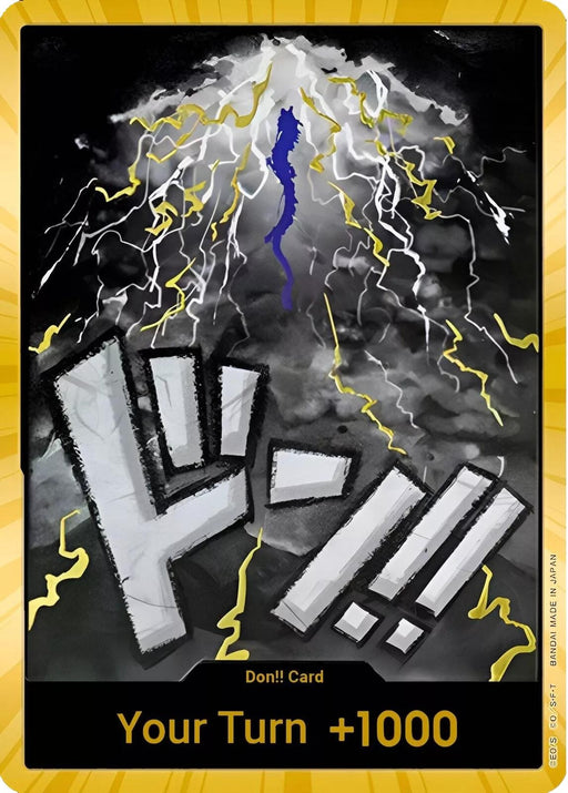 Image for DON!! Card (Kaido) (Gold) (Foil) [Premium Booster -The Best-] - One Piece Card Game