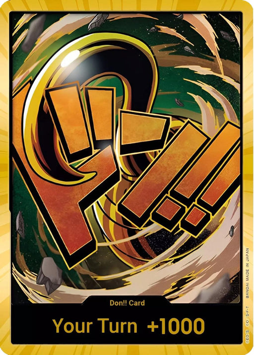 Image for DON!! Card (Crocodile) (Gold) (Foil) [Premium Booster -The Best-] - One Piece Card Game