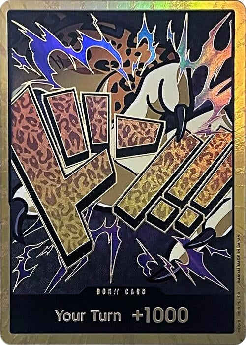 Image for DON!! Card (Rob Lucci) (Gold) (Foil) [Premium Booster -The Best-] - One Piece Card Game