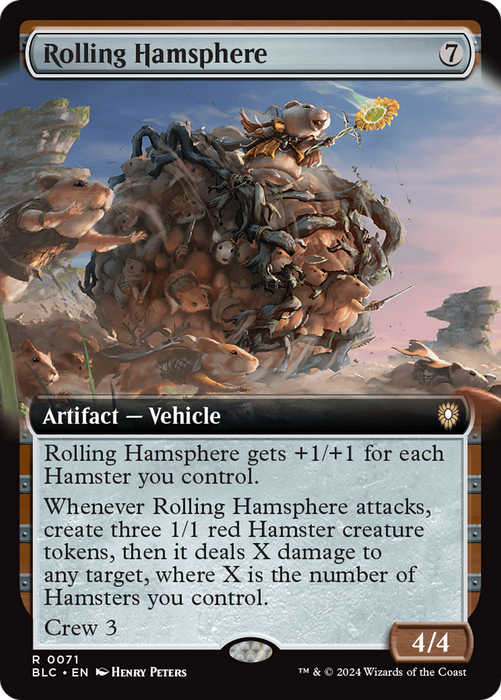 Rolling Hamsphere [BLC-071] Foil - Bloomburrow Commander