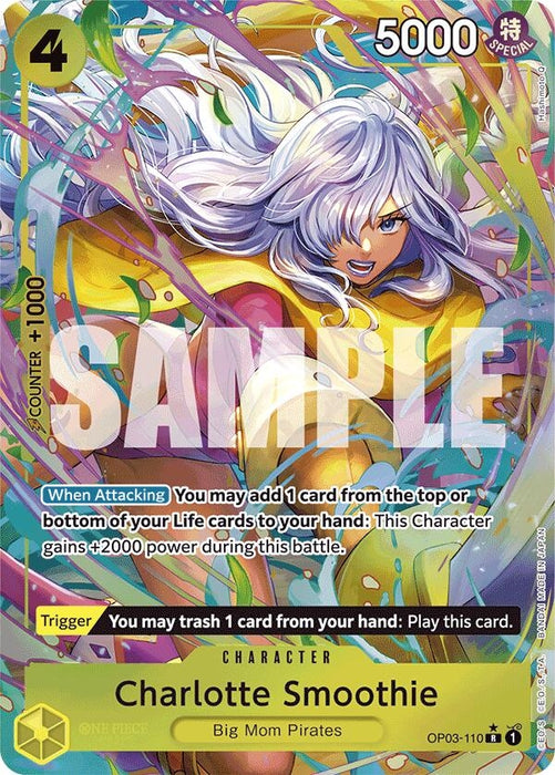 Image for Charlotte Smoothie (Alternate Art) (OP03-110) (Foil) [Premium Booster -The Best-] - One Piece Card Game