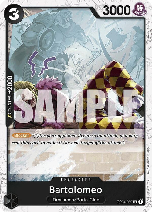 Bartolomeo (OP04-089) (Jolly Roger Foil) (OP04-089) (Foil) [Premium Booster -The Best-]