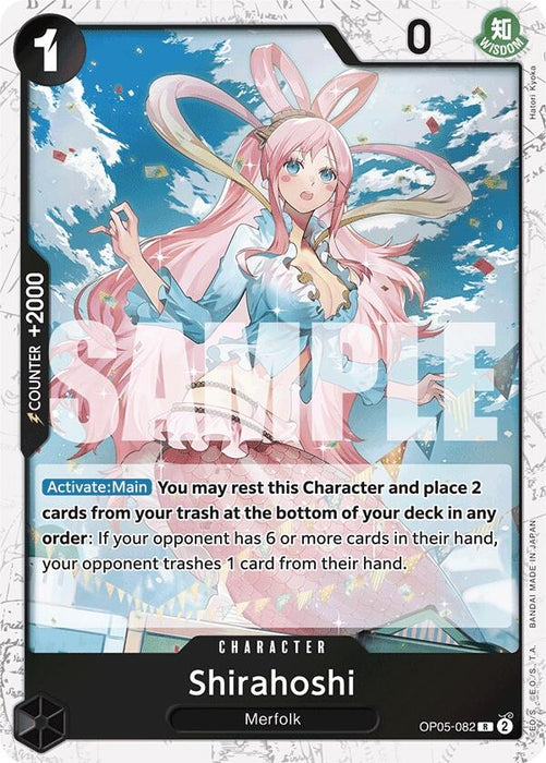 Shirahoshi (OP05-082) (Jolly Roger Foil) (OP05-082) (Foil) [Premium Booster -The Best-]