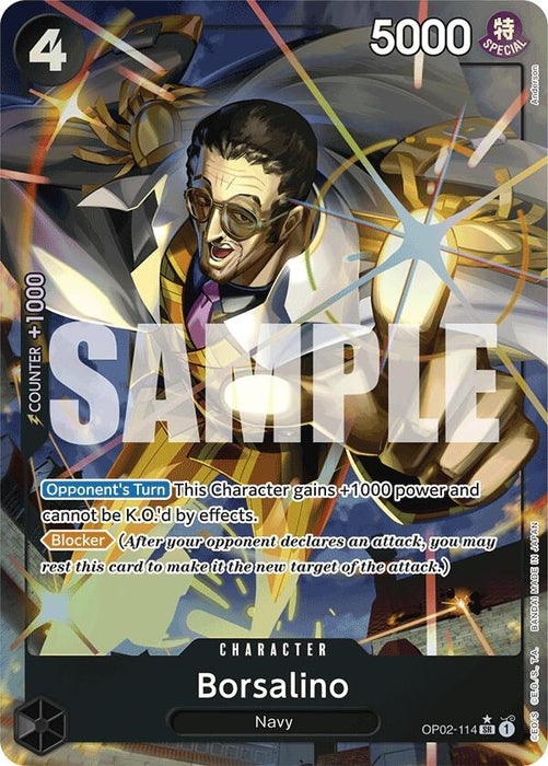 Borsalino (Alternate Art) (OP02-114) (Foil) [Premium Booster -The Best-]