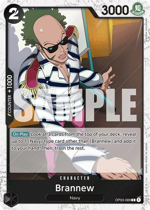 Image for Brannew (Jolly Roger Foil) (OP03-089) (Foil) [Premium Booster -The Best-] - One Piece Card Game