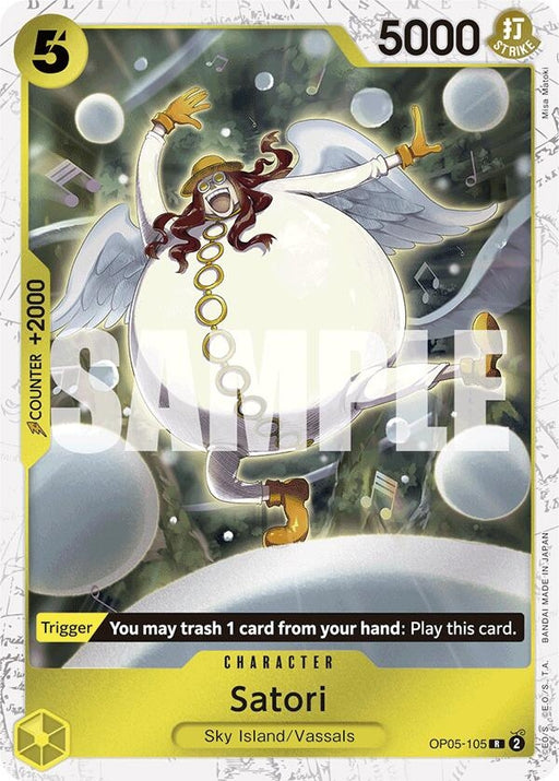 Image for Satori (Jolly Roger Foil) (OP05-105) (Foil) [Premium Booster -The Best-] - One Piece Card Game