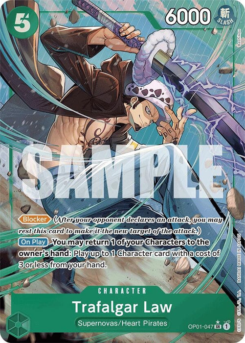 Trafalgar Law (OP01-047) (Alternate Art) (OP01-047) (Foil) [Premium Booster -The Best-]