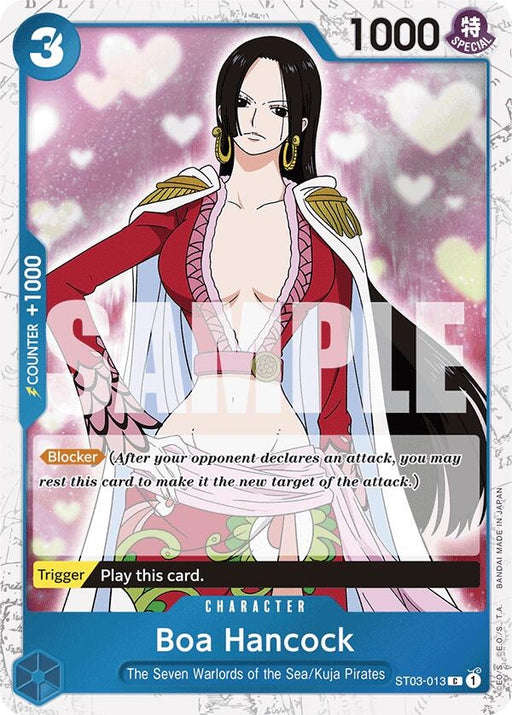 Image for Boa Hancock (ST03-013) (Jolly Roger Foil) (ST03-013) (Foil) [Premium Booster -The Best-] - One Piece Card Game