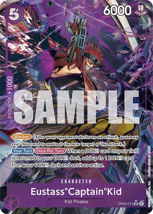 Eustass"Captain"Kid (OP05-074) (Alternate Art) (OP05-074) (Foil) [Premium Booster -The Best-]